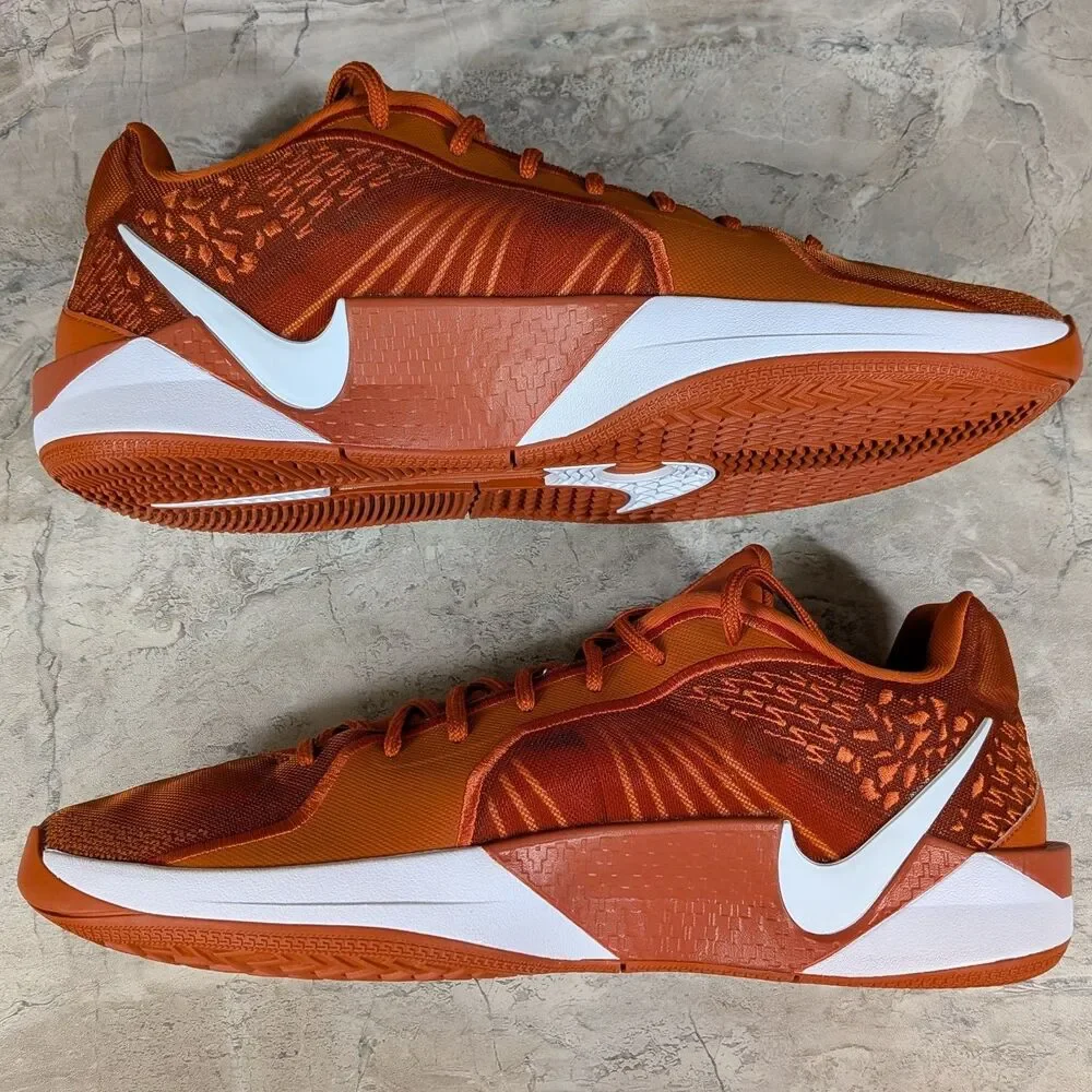 Nike Sabrina 2 TB Promo Women's 13/Men's 11.5 Texas Longhorn PE Shoes HM5038-800